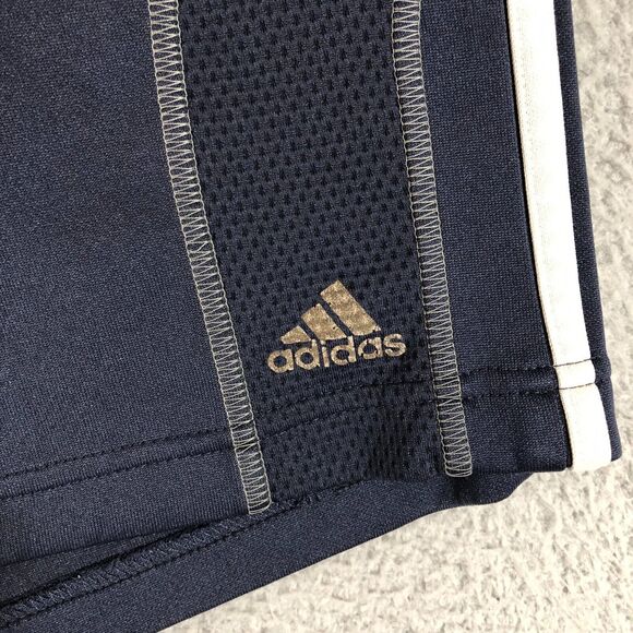 Adidas Shorts‎ Men Large Blue 3 Stripes Sportswear Basketball Clima365 Logo - Picture 10 of 15